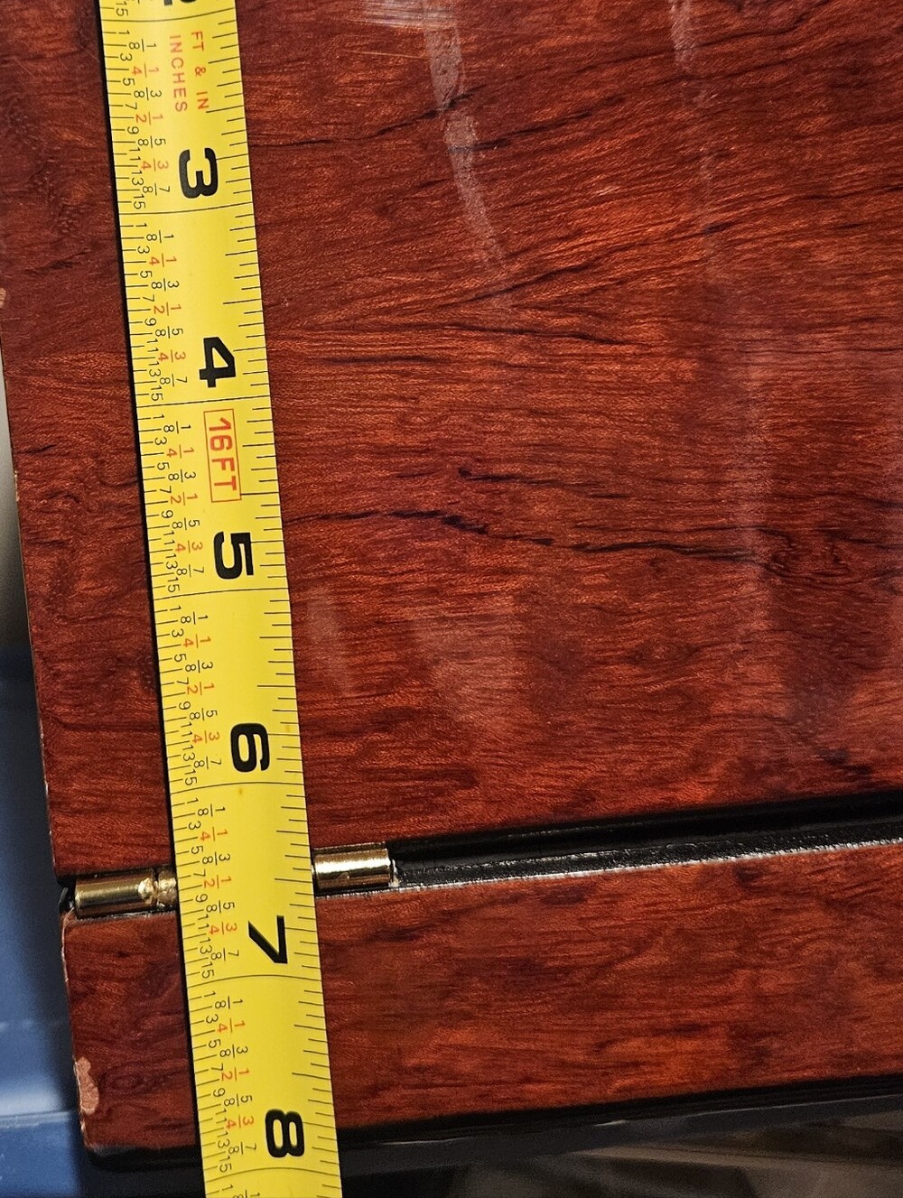 Luxury Two-Tone Wooden Jewelry Chest - Picture 11 of 13